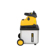 Powerplus Broyeur de Végétaux - Silencieux - 2800W - Jaune - Marque Powerplus - Puissance  2800 W