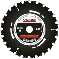 Kreator Inval Cirkelzaagblad voor Hout - 24 Tanden - Ø165mm - Merk Kreator