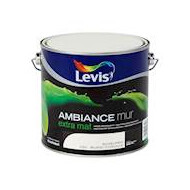Ambiance mur mat blanc coquille 2,5 L - Marque Levis