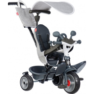 Smoby 3 In 1 Driewieler Baby Driver - Grijs - Merk Smoby - Leeftijd vanaf 10 maanden - Kleur Grijs