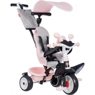 Smoby 3 In 1 Driewieler Baby Driver - Roze - Merk Smoby - Kleur Roze - Leeftijd vanaf 10 maanden
