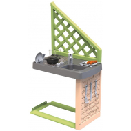 Smoby Cuisine d'Été pour Maisonnettes - 17 Pièces - Marque Smoby - Age à partir de 3 ans - Couleur Multicolore