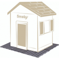Smoby Dalles pour Maisonnettes - 45x45cm - 6 Pièces - Marque Smoby - Couleur Gris - Age à partir de 2 ans