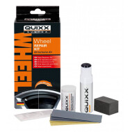 QUIXX Kit de réparation pour jantes - Avec technologie Liquid Aluminium - Argenté - Marque QUIXX System