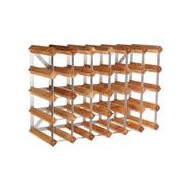 Traditional Wine Rack Co. Wijnrek 30 Flessen - Lichte Eik - 61,2x22,8x42cm - Merk Traditional Wine Rack Co.