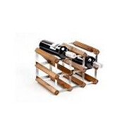 Traditional Wine Rack Co. Wijnrek 9 Flessen - Eik - 32,4x22,8x22,8cm - Merk Traditional Wine Rack Co.