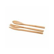 Point-Virgule 3-Delige Bestekset - 20 cm - Uit Bamboe - Merk Point Virgule