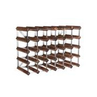 Traditional Wine Rack Co. Wijnrek 30 Flessen - Eik - 61,2x22,8x42cm - Merk Traditional Wine Rack Co.