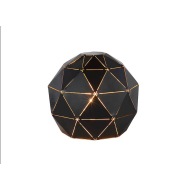 Euro Light Scilla Tafellamp LED - Ø200mm - 1xE27 - Koper/Zwart - Merk Euro Light - Dimbaar Ja - Kleur Koper,Zwart - Fitting Nvt - Type lamp Lamp niet inbegrepen - Materiaal Aluminium