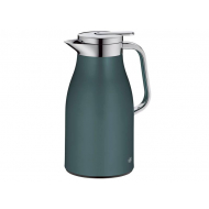 Alfi Skyline Carafe Isotherme - 1L - 16x22,5cm - Verre/ Plastique/ Métal - Vert - Couleur Vert - Contenu 1 l