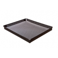Nostik Panier de Cuisson - 34x29x3 cm - Téflon - Noir