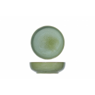 Cosy&Trendy Sparkling Green Schaal - Ø15,5x4,8cm - Aardewerk - Groen - Merk Cosy & Trendy - Kleur Groen - Materiaal Aardewerk