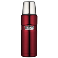 Thermos King Bouteille Isotherme - 470 ml - RVS - Rouge - Contenu 470 ml - Couleur Rouge