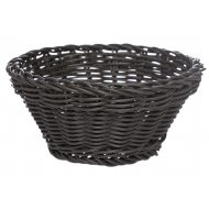 Cosy&Trendy Corbeille à Pain/Servir Ronde - Ø15xH7 cm - Plastique - Noir - Marque Cosy & Trendy - Couleur Noir - Matériel Matière plastique