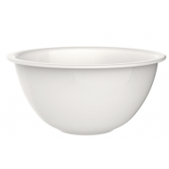 Bormioli Rocco Saladier Easy Coppa - 1L - Ø18,5x9 cm - Verre Cristallin - Blanc - Matériel Verre de cristal - Couleur Blanc