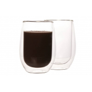 Cosy&Trendy Verres Isolants Double Paroi - 35cl - Ø7,5x12,5cm - 2 pièces - Marque Cosy & Trendy - Couleur Transparant