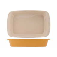 Cosy&Trendy Plat à Four Fontestic Amber Gold - 34x21,5x5,8cm - Grès - Or - Marque Cosy & Trendy - Couleur Or - Matériel Poterie