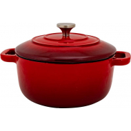 Cosy&Trendy Cocotte/Braiseuse - 500ml - 12x9cm - Fonte - Rouge - Marque Cosy & Trendy - Couleur Rouge - Matériel Fonte
