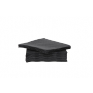 Cosy&Trendy Servetten Luxe kwaliteit - 25x25cm - Papier - Zwart - 40 Stuks - Merk Cosy & Trendy - Kleur Zwart