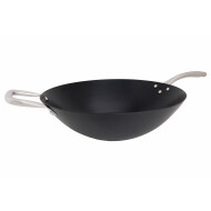 Cosy&Trendy Wok Fusion Pro - Ø36cm - Acier - Noir - Marque Cosy & Trendy - Convient pour Gaz,Électrique,Induction,Halogeen,Keramisch