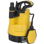 Powerplus Pompe Submersible Électrique - 350W - 5000 Litre par Heure - Jaune - Marque Powerplus