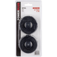 Powerplus Spoel Ronde Draad voor POW6012/POWEG6015 - 2x3m Lengte - 1,4mm Diameter - 2 stuks - Merk Powerplus