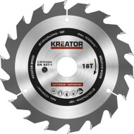 Cirkelzaagblad hout D130 mm 18 tanden - Merk Kreator
