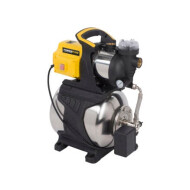 Powerplus Pompe Hydrophore Électrique - Anneau en Inox - 1200W - 3800 Litres/Heure - 19L - Jaune - Marque Powerplus