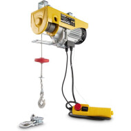 Powerplus Elektrische Takel - 1050W - 300/600kg - 12/6m - Geel - Merk Powerplus