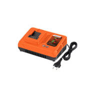 Powerplus Dual Power Lader - 4,0A - 20V en 2x20V - Oranje - Merk Powerplus
