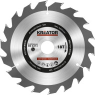 Cirkelzaagblad hout D140 mm 18 tanden - Merk Kreator