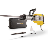 Powerplus Marteau-Piqueur - 1050W - 1900 Coups par Minute - 60J Puissance d'Impact - 3 pièces - Marque Powerplus