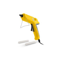 Powerplus Pistolet à Colle Chaude - 78W - Jaune - 4 pièces - Marque Powerplus