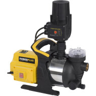 Powerplus Pompe Hydrophore Électrique - Anneau en Inox - 1200W - 3800 Litres par Heure - Jaune - Marque Powerplus