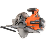 Powerplus Dual Power Cirkelzaag - 20V - Exclusief Batterij - Ø165mm - Oranje - 2 delig - Merk Powerplus