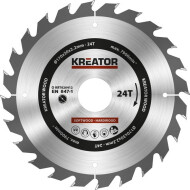 Kreator Cirkelzaagblad voor Hout - 24 Tanden - Ø170mm - Merk Kreator