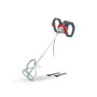 Powerplus Mélangeur à Beton et Peinture - 1200W - Gris - Marque Powerplus