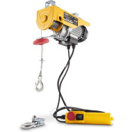 Powerplus Elektrische Takel - 500W - 100/200kg - 12/6m - Geel - Merk Powerplus