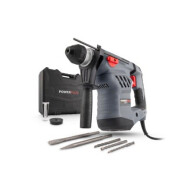 Powerplus Marteau Perforateur - 1600W - 4000 Coups par Minute - 6J Puissance d'Impact - 6 pièces - Marque Powerplus