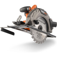 Powerplus Dual Power Cirkelzaag - 40V - Exclusief Batterij - Ø185mm - Oranje - 2 delig - Merk Powerplus