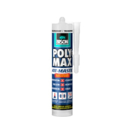 Bison Poly Max Mastic Transparant - 280ml - Merk Bison