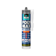 Bison Poly Max Mastic - 280ml - Zwart - Merk Bison