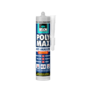 Bison Poly Max Mastic Transparant - 280ml - Grijs - Merk Bison