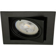 Brilliant Pelle Panneau LED - Ø94mm - Aluminium - Noir - Type de lampe LED - Nombre de points lumineux 1 - Couleur Noir - Douilles Nvt - Matériel Aluminium