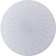 Brilliant Farah Plafonnier - Ø26cm - Plastique/Métal - Blanc Mat - Douilles Nvt - Nombre de points lumineux 1 - Matériel Matière plastique,Métal - Type de lampe LED - Couleur Blanc