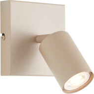Brilliant Jello Applique murale - 12x12x12cm - Métal - Champagne - Couleur Champagne - Douilles Nvt - Nombre de points lumineux 1 - Type de lampe LED - Matériel Métal