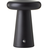 Brilliant Muffin Buiten LED Tafellamp - Ø14cm - Metaal - Zwart - Vermogen 6 W - Kleur Zwart - Aantal lichtpunten 1