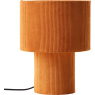 Brilliant Tony Tafellamp - Ø23cm - Metaal/Linnen - Oranje - Type lamp Lamp niet inbegrepen - Materiaal Metaal,Linnen - Kleur Oranje - Fitting Nvt - Dimbaar Ja