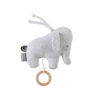 Tembo Musical Jacquard Gris 18x21 cm - Marque Nattou - Age à partir de 0 mois