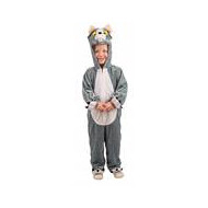Déguisement Chat - Gris - Taille 116 - Marque Partyline - Sexe Unisex - Age à partir de 6 ans - Taille  116